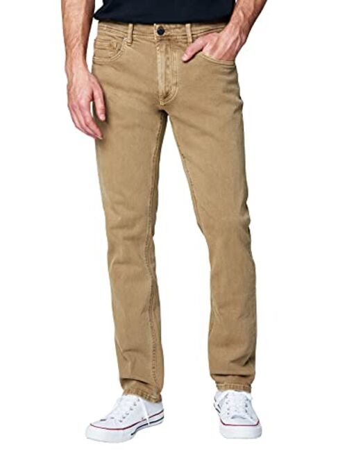 [BLANKNYC] Mens Slim Fit Flat Front Tapered Jeans with 5 Pockets, Comfortable & Stylish Pants