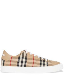 Vintage Check lace-up sneakers