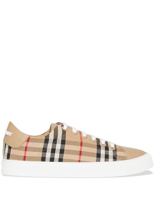 Burberry Vintage Check lace-up sneakers