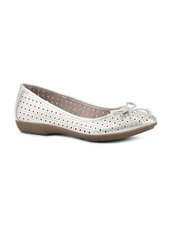 CLIFFS BY WHITE MOUNTAIN Cheryl String Tie Ballet Flat