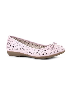 CLIFFS BY WHITE MOUNTAIN Cheryl String Tie Ballet Flat