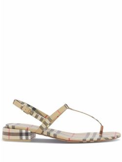 Vintage Check thong-strap sandals