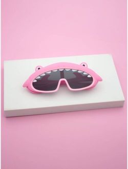Boys Shark Design Frame Fashion Glasses