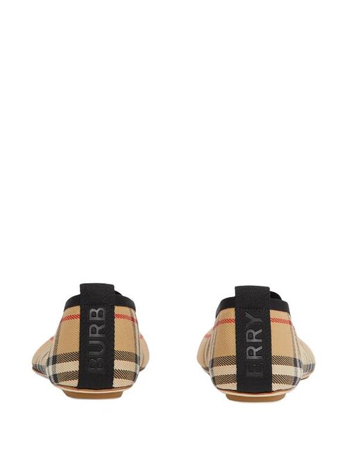 Burberry Vintage Check ballerina shoes