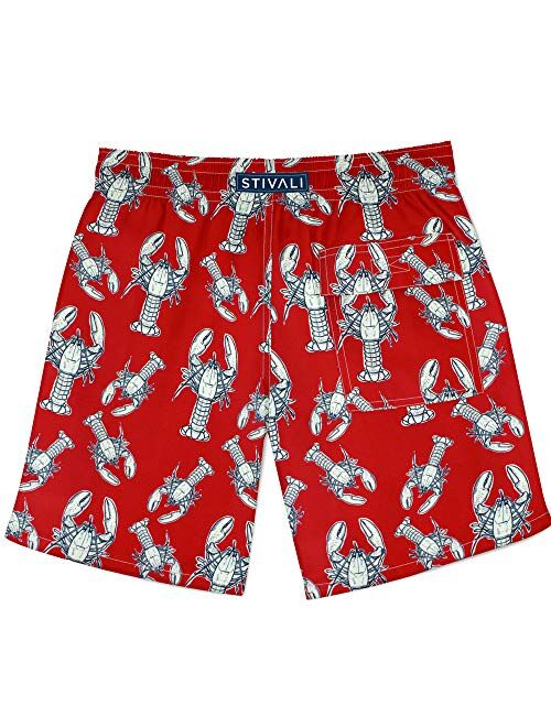 Stivali Father and Son Matching Swim Trunks Red Lobster