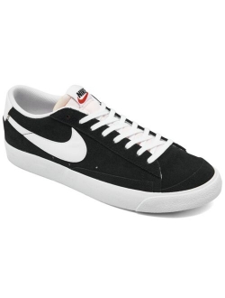 Men's Blazer Low 77 Suede Casual Sneakers from Finish Line