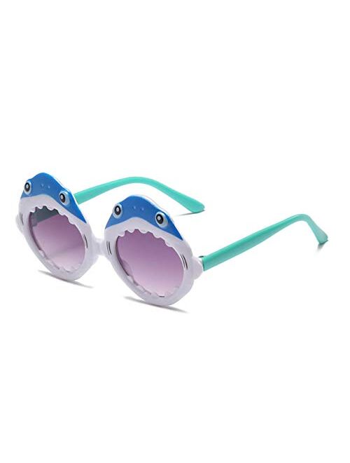 FANCYKIDS Shark Sunglasses Eyeglasses Novelty Funny Costume Sunglasses for Boys Girls Birthday Photo Props Sea Ocean Theme Party Decoration Toys 3 PAIRS