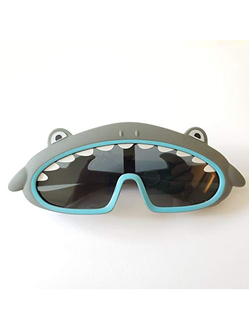 FANCYKIDS Shark Sunglasses Eyeglasses Novelty Funny Costume Sunglasses for Boys Girls Birthday Photo Props Sea Ocean Theme Party Decoration Toys 3 PAIRS