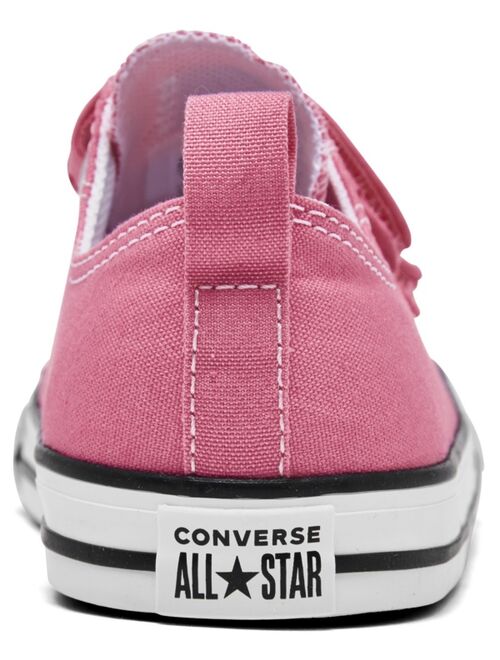 Converse Toddler Girls Chuck Taylor All Star 2V Ox Stay-Put Closure Casual Sneakers from Finish Line