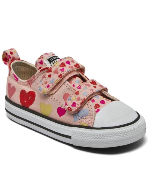 Converse Toddler Girls Chuck Taylor All Star Hearts Easy-On Stay-Put Closure Casual Sneakers from Finish Line