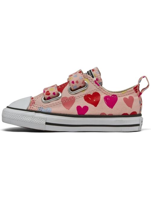 Converse Toddler Girls Chuck Taylor All Star Hearts Easy-On Stay-Put Closure Casual Sneakers from Finish Line