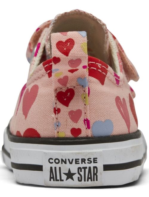 Converse Toddler Girls Chuck Taylor All Star Hearts Easy-On Stay-Put Closure Casual Sneakers from Finish Line