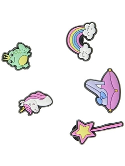 Jibbitz 5-Pack Unicorn Shoe Charms | Jibbitz for Crocs, Fun Trend, Small