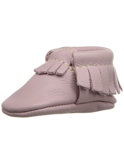 - Soft Sole Leather Moccasins - Baby Girl Boy Shoes - Multi-Color