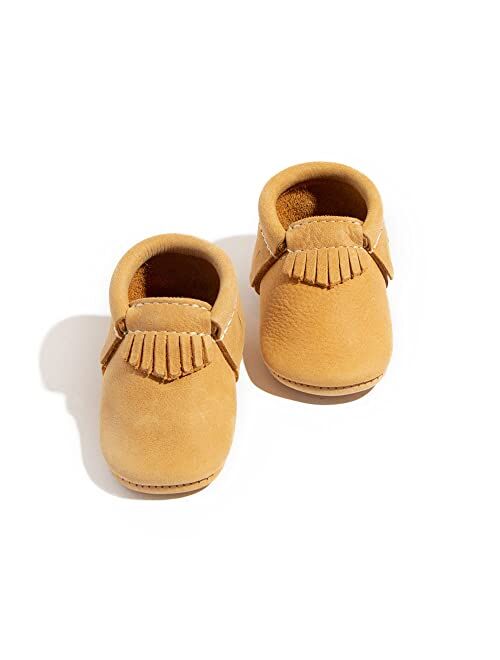 Freshly Picked - Soft Sole Leather Moccasins - Baby Girl Boy Shoes - Multi-Color