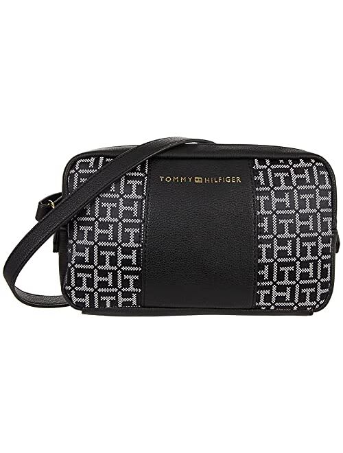 Tommy Hilfiger Kinsley II-Camera Crossbody-Square Monogram Jacquard