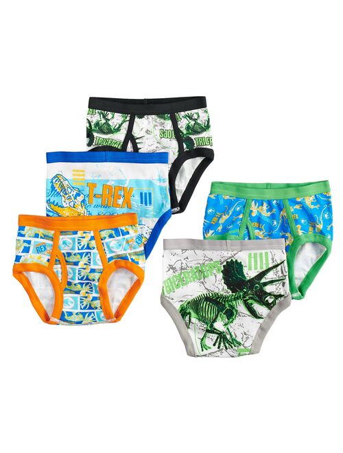 Boys 4-8 Jurassic World 5-Pack Briefs