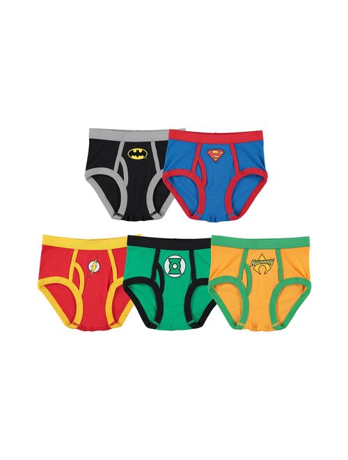 Boys 4-8 Justice League 5-Pack Briefs