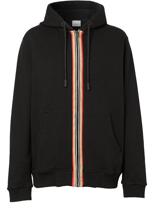 Burberry Icon Stripe zip-up hoodie