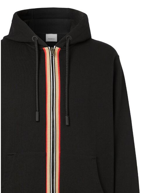 Burberry Icon Stripe zip-up hoodie