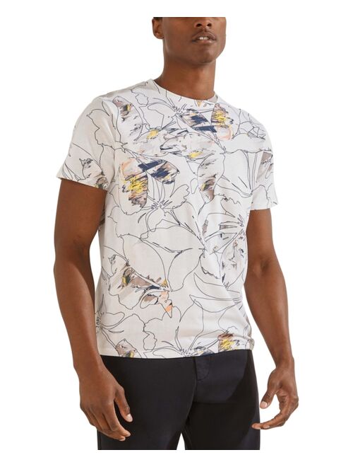 GUESS Floral Outline T-Shirt