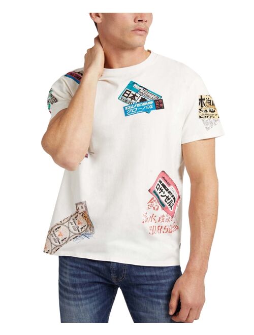 GUESS Men's Vintage Patch T-Shirt