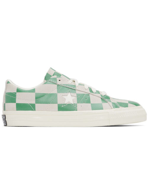 Converse Green & Grey Warped Board Sneakers