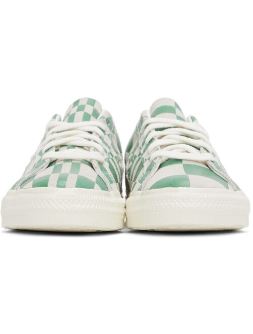 Converse Green & Grey Warped Board Sneakers