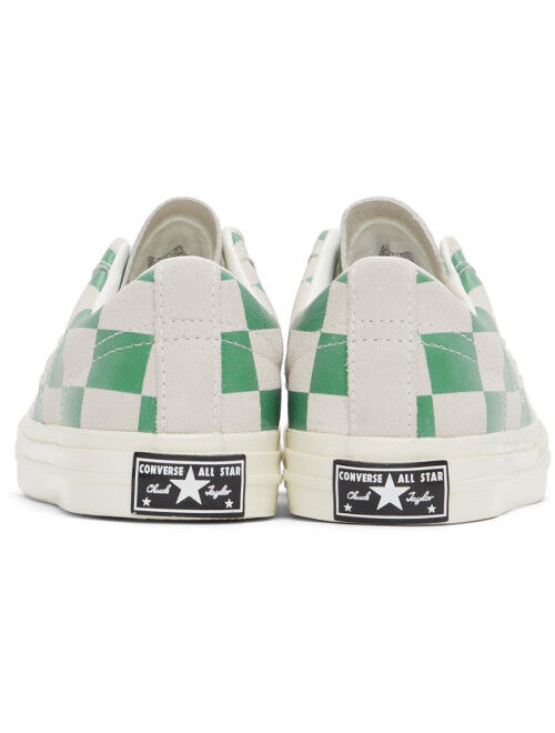 Converse Green & Grey Warped Board Sneakers