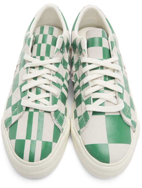 Converse Green & Grey Warped Board Sneakers