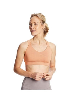 Women's Medium Support Compression Strappy Back Cami Bra