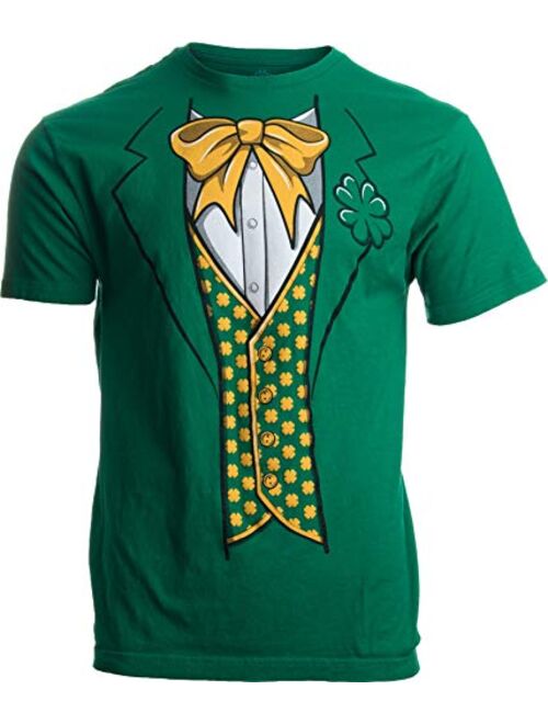 Ann Arbor T-Shirt Co. Leprechaun Tuxedo Funny St. Patrick's Day Irish Paddy Costume for Men T-Shirt