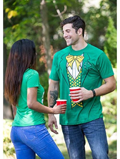 Ann Arbor T-Shirt Co. Leprechaun Tuxedo Funny St. Patrick's Day Irish Paddy Costume for Men T-Shirt