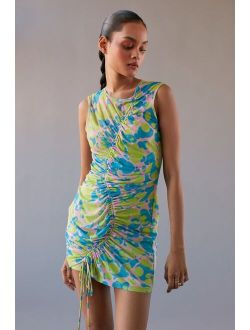 Another Girl Lava Lamp Printed Mini Dress