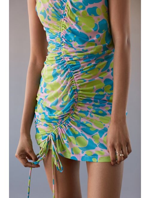 Another Girl Lava Lamp Printed Mini Dress