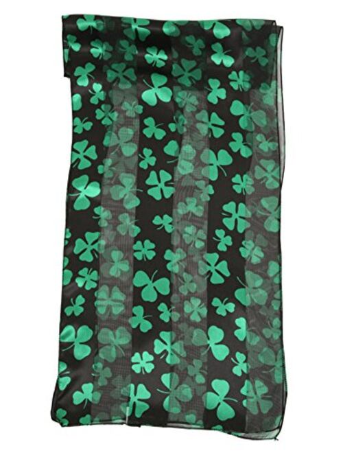 Love Lakeside-Women's St. Patrick's Day, Shamrock Clover Scarf