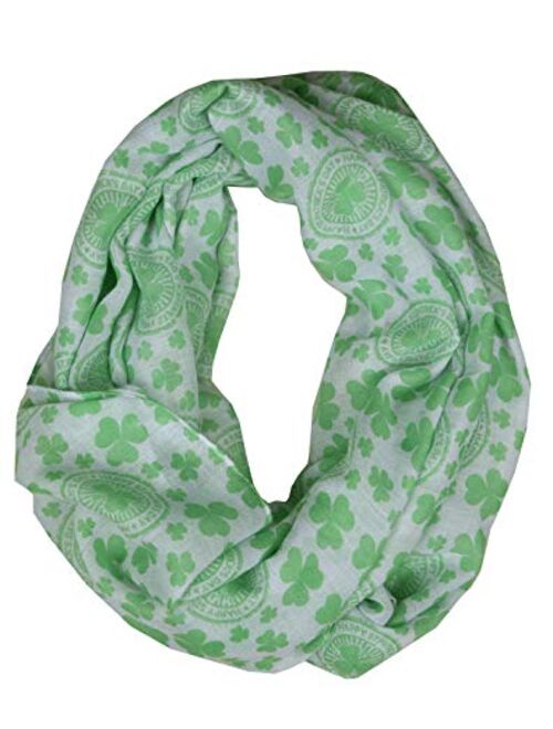 Love Lakeside-Women's St. Patrick's Day, Shamrock Clover Scarf