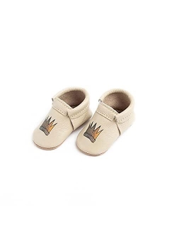 Soft Sole Leasther City Moccasins, Baby Girl Shoes, Multiple Sizes and Colors