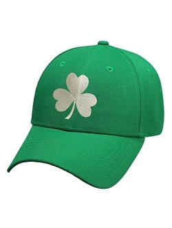 Lycycse St Patricks Day Shamrock Hat Irish Clover Baseball Cap Adjustable Trucker Hats Green Day Lucky Hat St Patrick Decor