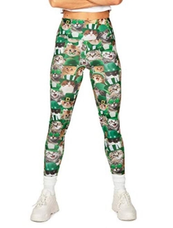Fun St. Patrick's Day Leggings for Women for Parties and Festivals High Waisted and Low Waisted Styles