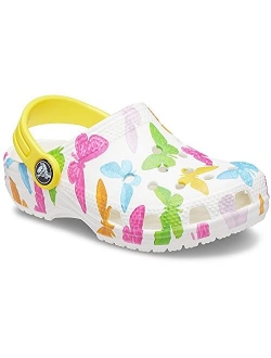 Classic Girls' Strawberry Print Clogs