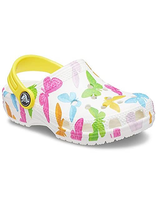 Crocs Classic Girls' Strawberry Print Clogs