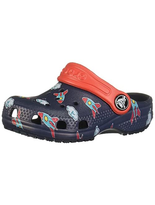 Crocs Classic Girls' Strawberry Print Clogs