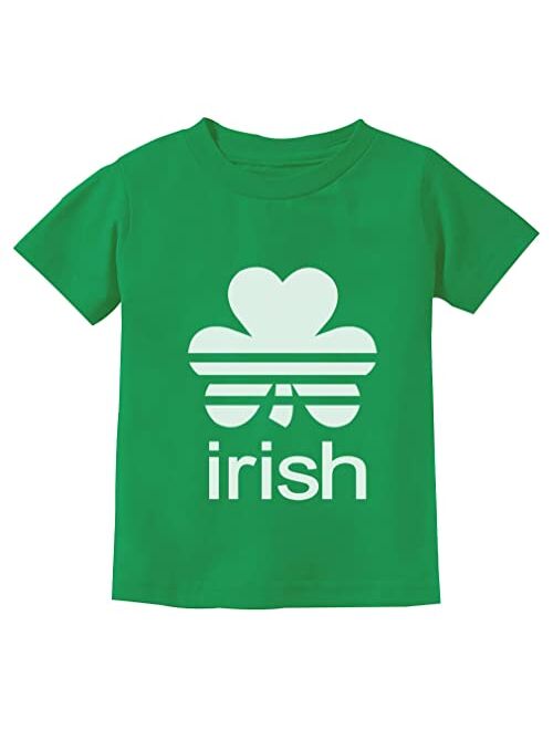 Tstars St Patricks Day Shirt Irish Lucky Charm Clover Toddler Kids Raglan T-Shirt