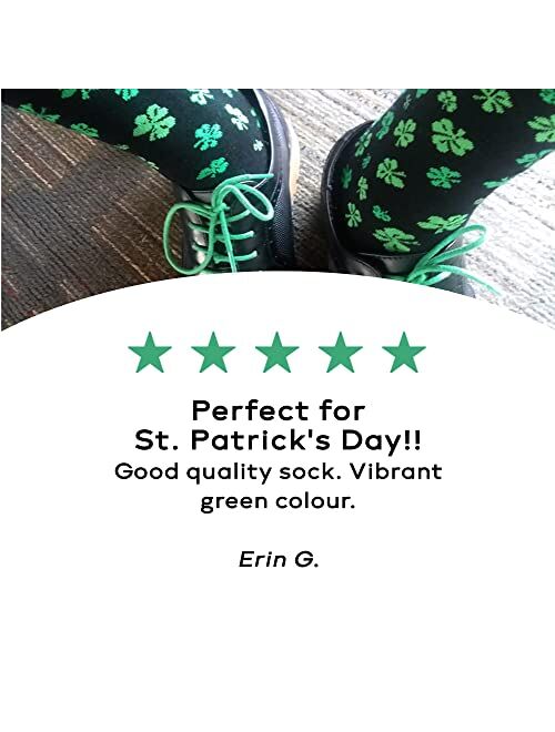 Man of Men - Men's St. Patricks Day Socks - Choice of Style and Color St. Pattys