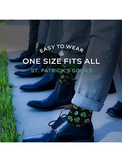 Man of Men - Men's St. Patricks Day Socks - Choice of Style and Color St. Pattys