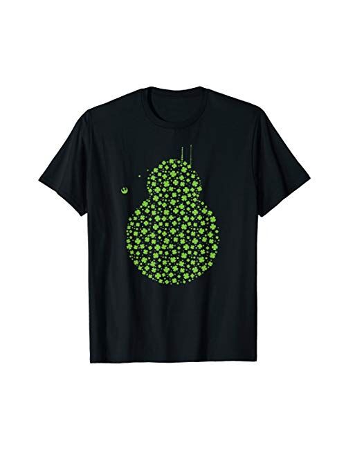 Star Wars BB-8 Green Shamrocks St. Patrick's Day T-Shirt