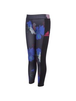 Big Girls Aeroready Allover Print Pocket Tights