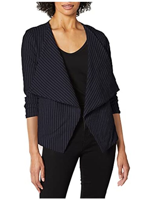 [BLANKNYC] womens Drape Front Jacket