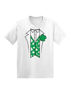 Haase Unlimited Leprechaun Suit - Four Leaf Clover Infant/Toddler Cotton Jersey T-Shirt